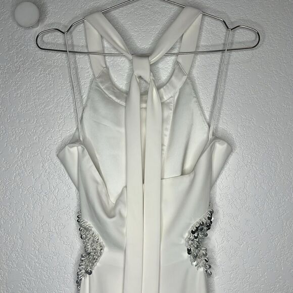 NWT Jonathan SIMKHAI Cut-Out Detailing Long Dress White Wedding Maxi Size 6 - Picture 8 of 16